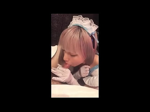 ❤️ Japonè idol [mayuka], kostim sèvant franse, pati 1, pip ak jerk off ak losyon ❤️ Videyo pònografi nan nou